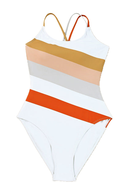 Monokini Multicolor Striped